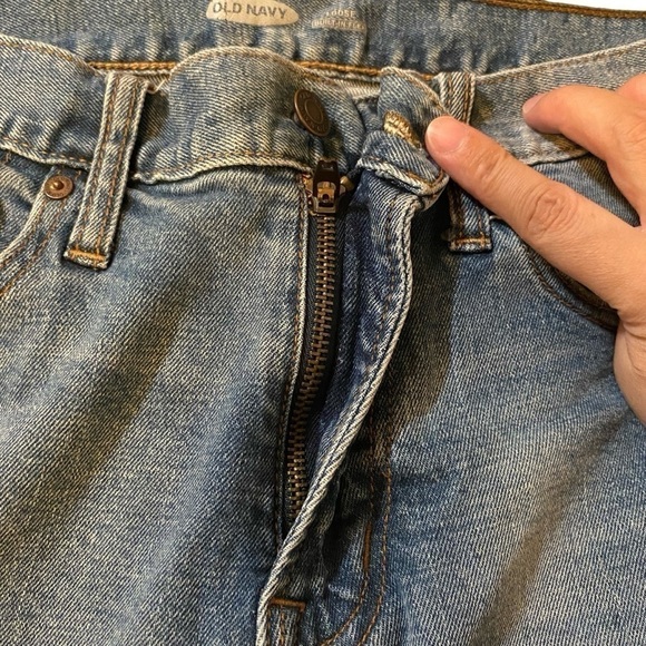 Old Navy Jeans Men Pants Cotton Built-in Flex Stretch Denim Blue Size 31*32 - Picture 5 of 14